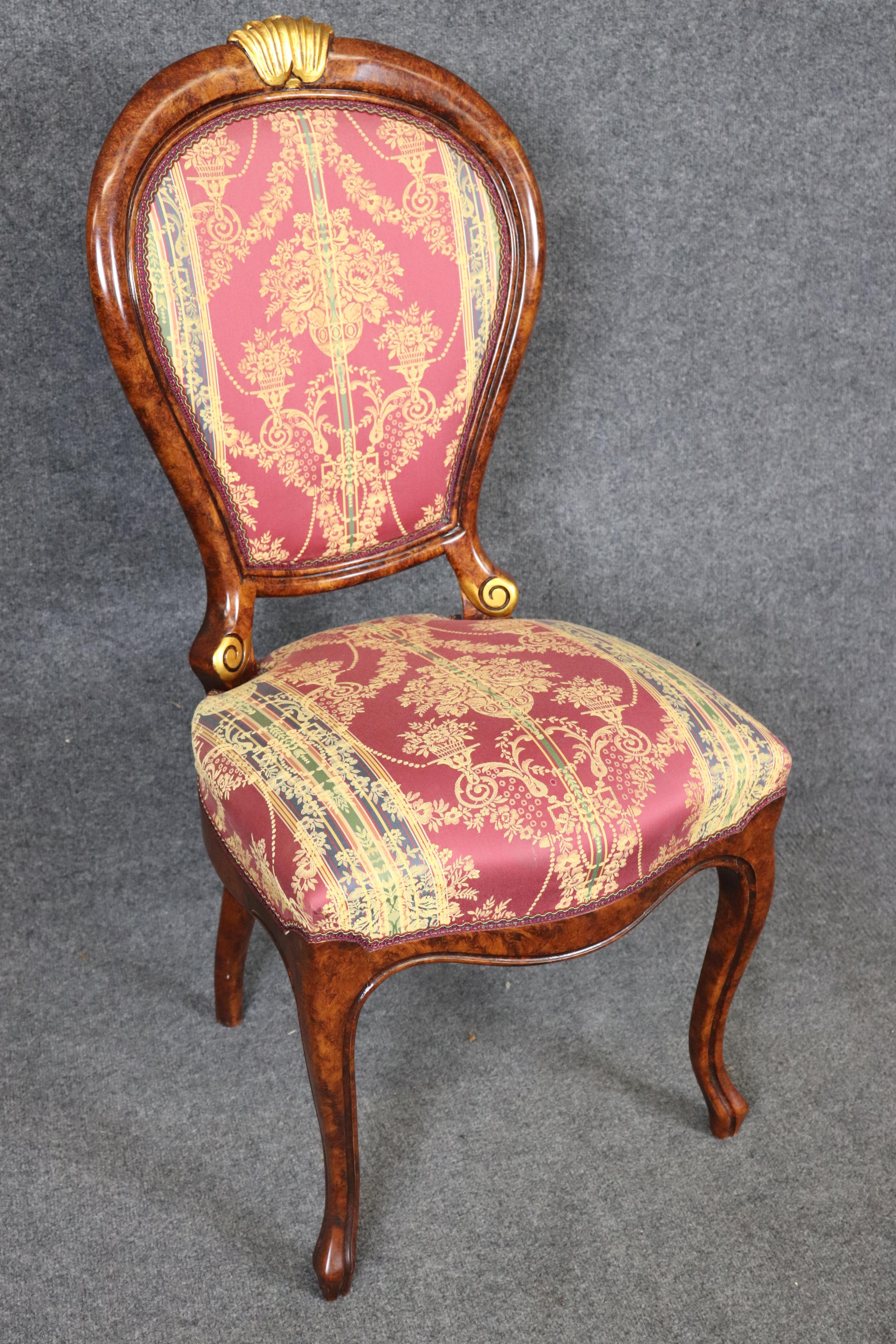 Fine Set of 10 French Louis XV Rococo Carved Mahogany Dining Chairs For Sale 3