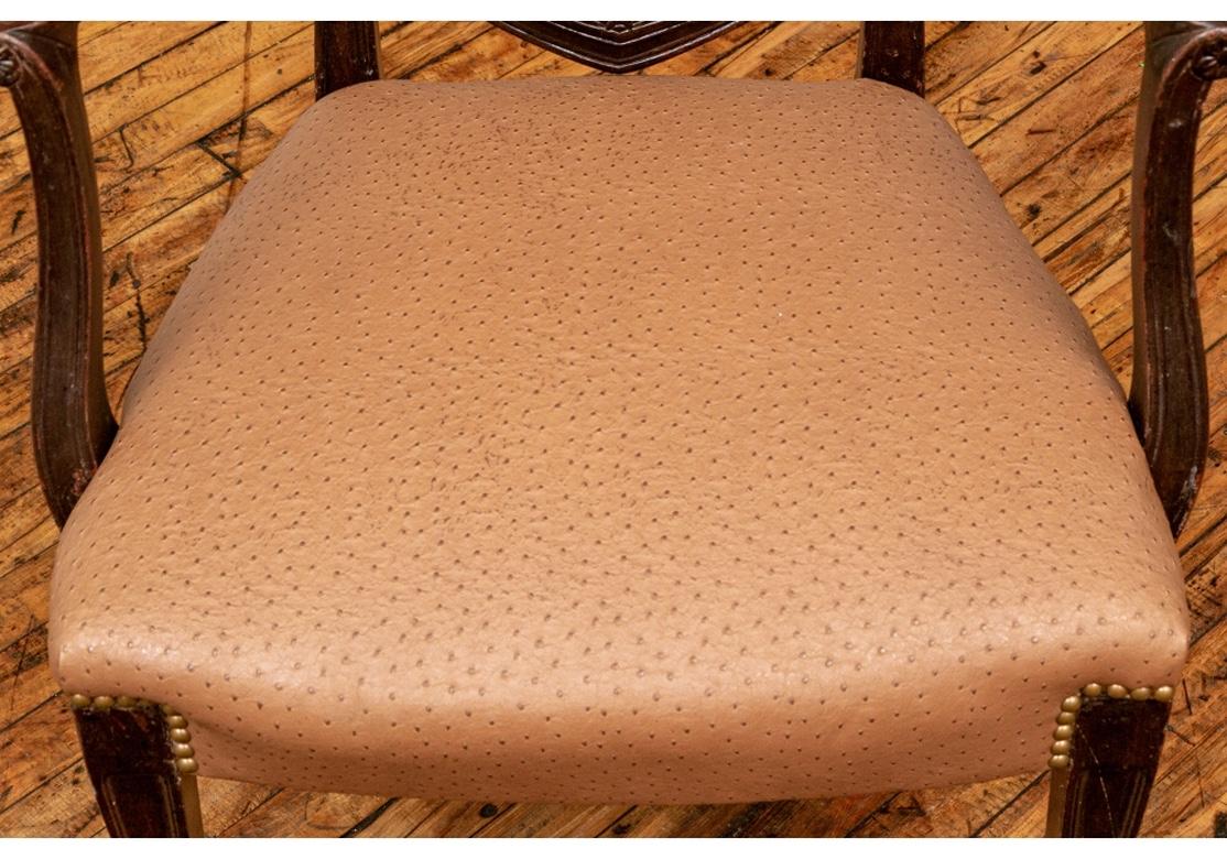 Fine Set of 12 Sheraton Style Mahogany Dining Chairs 5