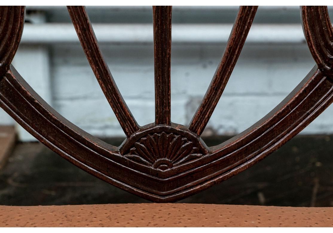 Fine Set of 12 Sheraton Style Mahogany Dining Chairs 11