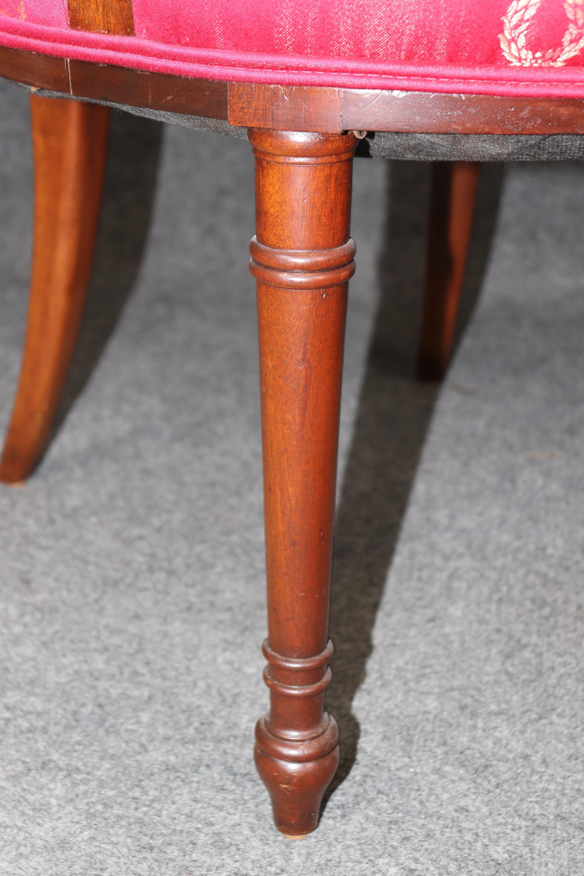 Raffinato set di 12 sedie da pranzo in stile Reggenza francese con intarsi in ottone e palissandro in vendita 3