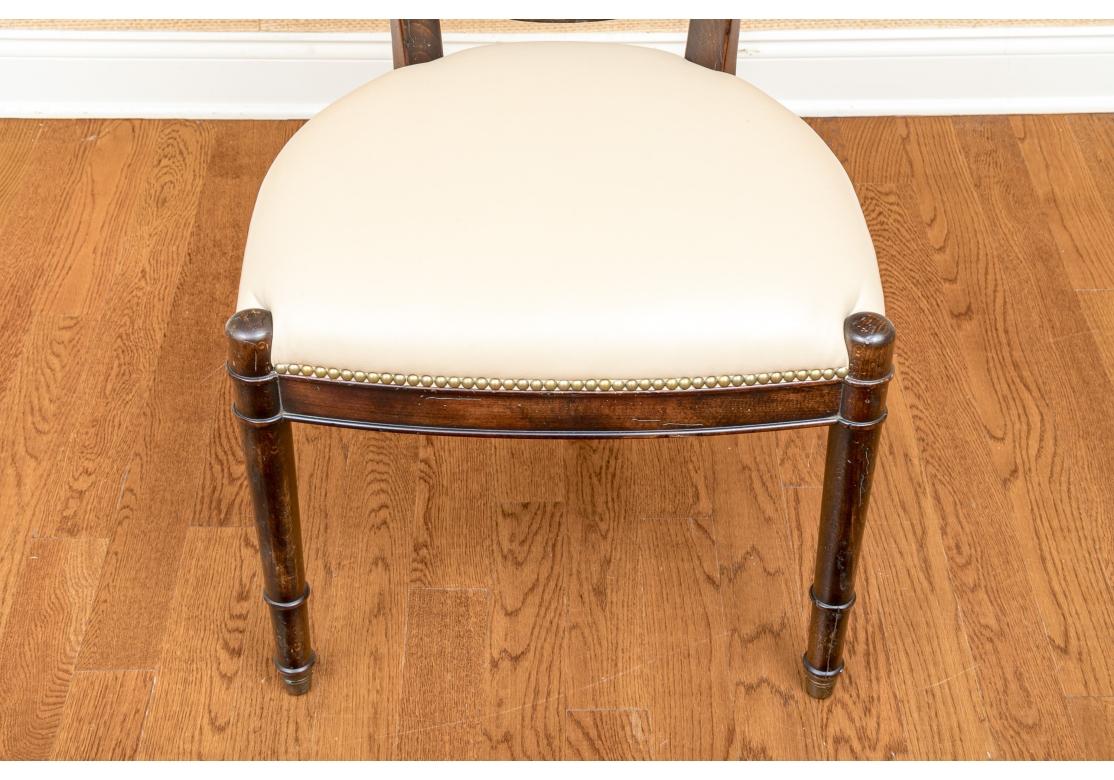 American Fine Set Of 8 Baker Milling Road Dining Chairs In Louis Philippe Style