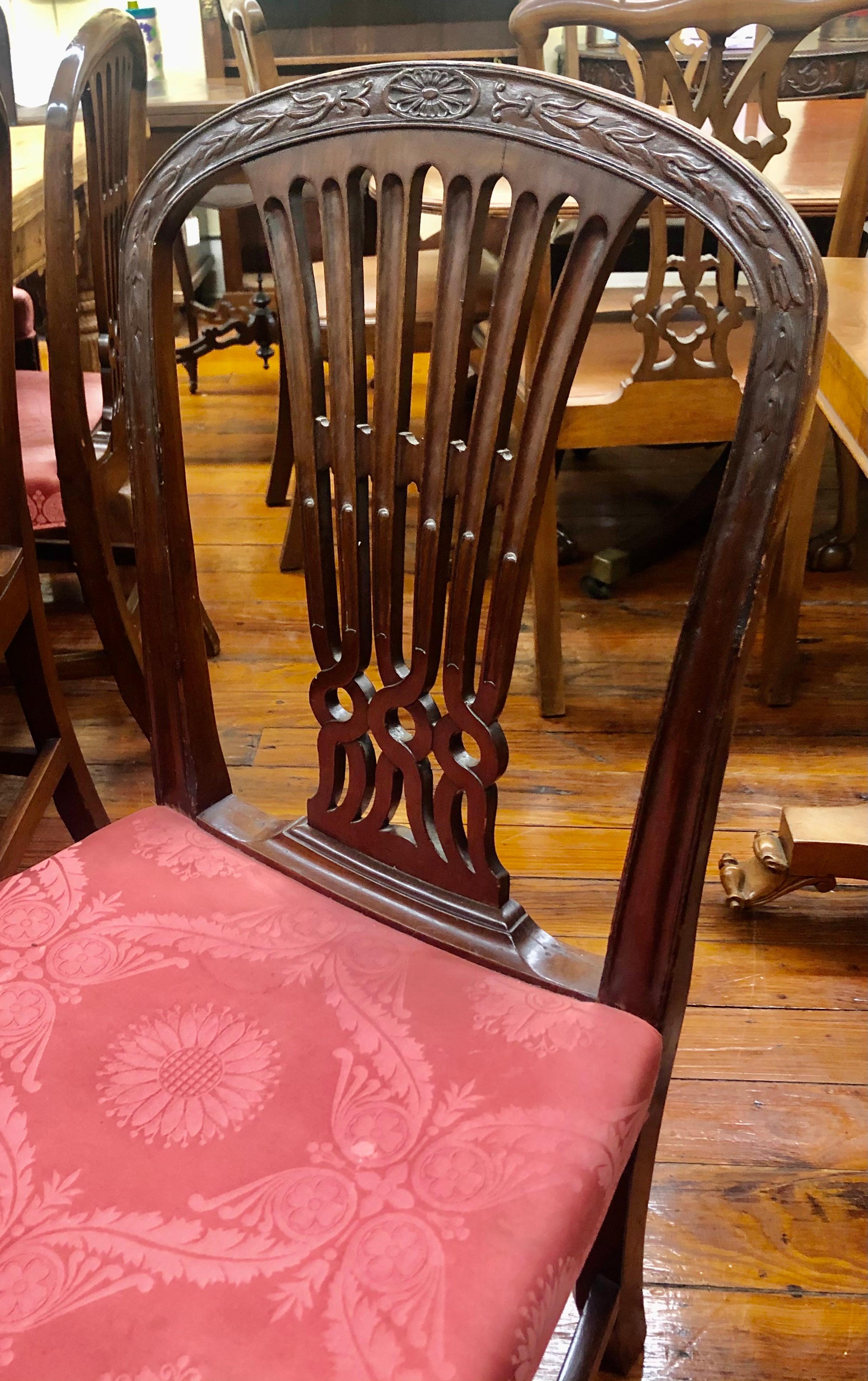 hepplewhite dining chairs