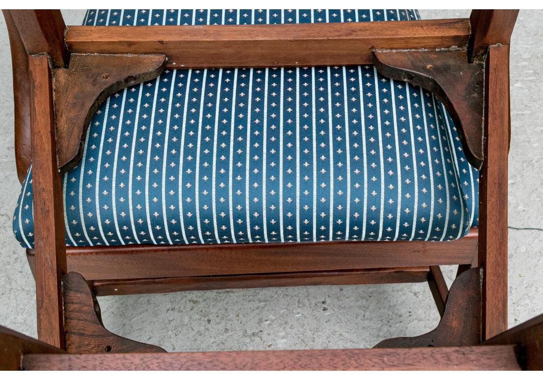 Fine Set Of Eight Mahogany Hepplewhite Style Dining Chairs For Sale 3