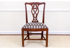 Fine Set Of Eight Maitland-Smith Chippendale Style Dining Chairs