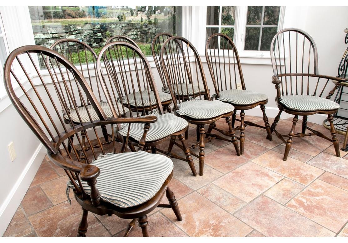 Fine Set of Eight Windsor Chairs 7