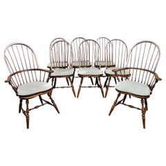 Fine Set of Eight Windsor Chairs