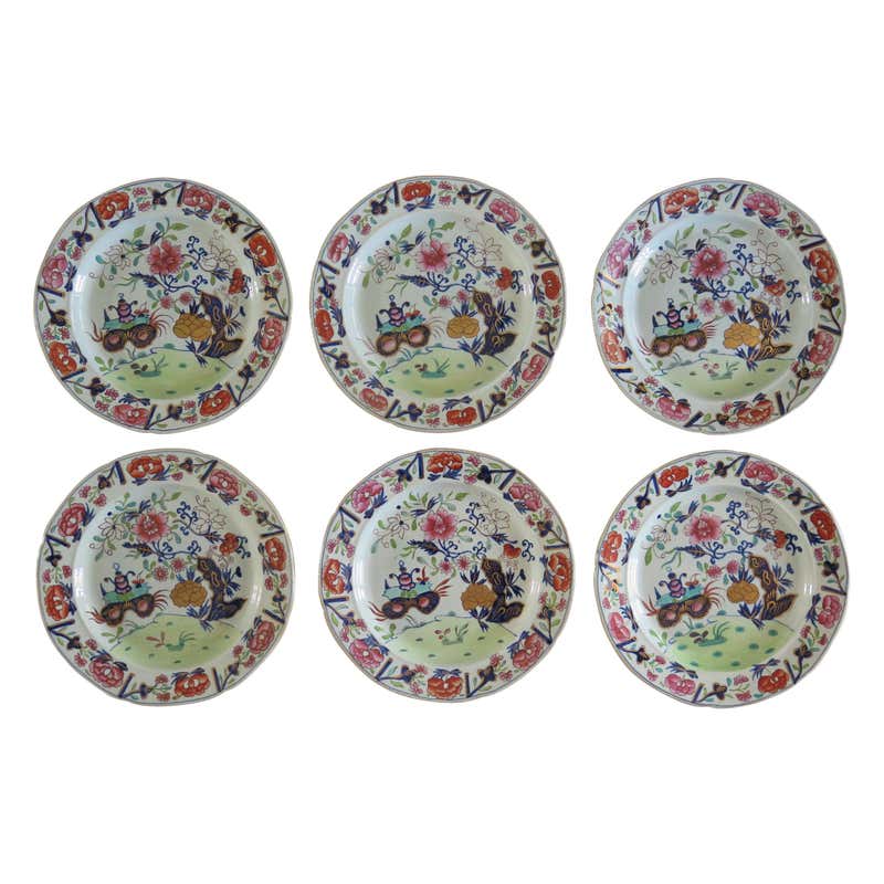 19th Century Set of Mason's Plates For Sale at 1stDibs