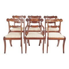 Fine Set of Six Regency Dining Chairs