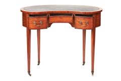 Fine Sheraton Revival Satinwood inlaid Writing table
