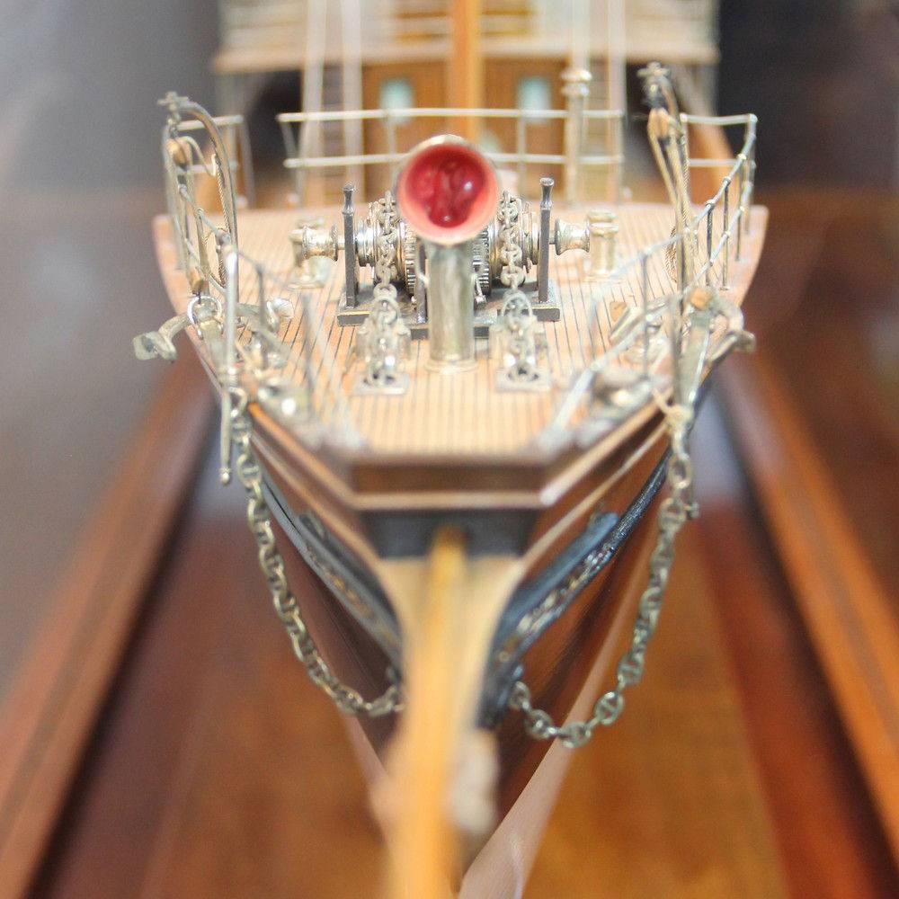 Fine Shipbuilder's Model of the Second Marquess Conyngham's Royal Yacht