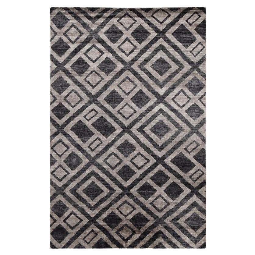 Gianni Versace Rug Home Signature Collection Black Gray Gold Rare Large ...