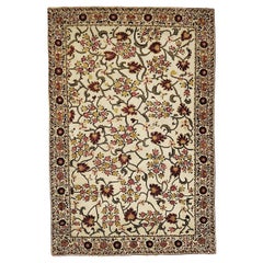 Fine Silk Suzani Design Rug