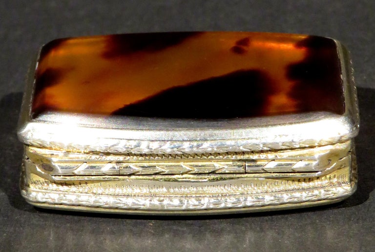 Fine Silver Gilt and 'Faux Tortoiseshell' Pillbox, Italy Mid20th