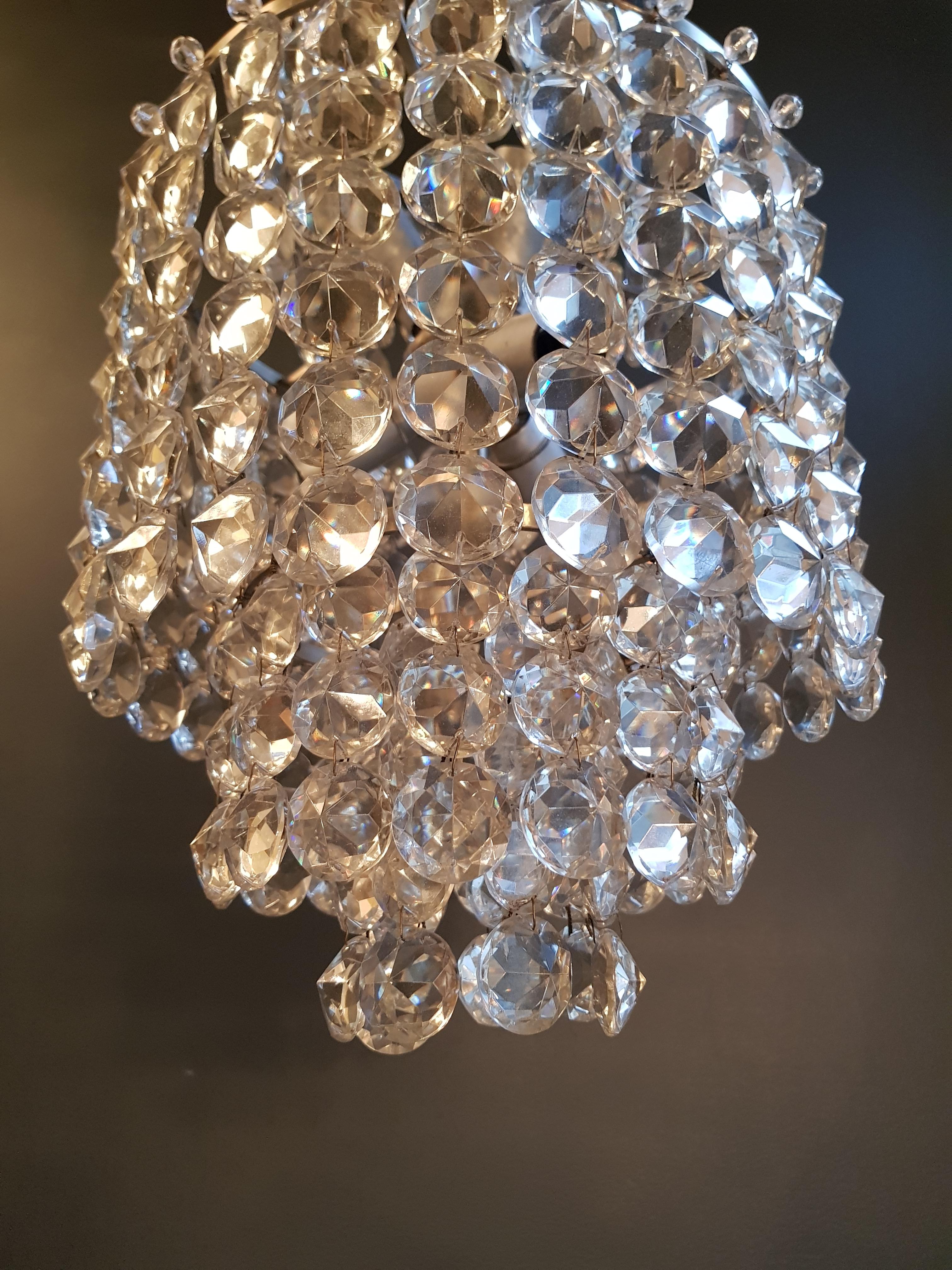crystal art deco chandelier