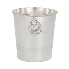Fine Silver-Plate Ice Bucket by Lebanese Firm Habis