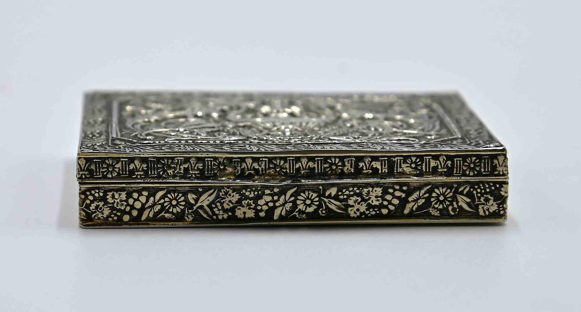 Italiano Tabacchiera d'argento, inizio XX secolo in vendita