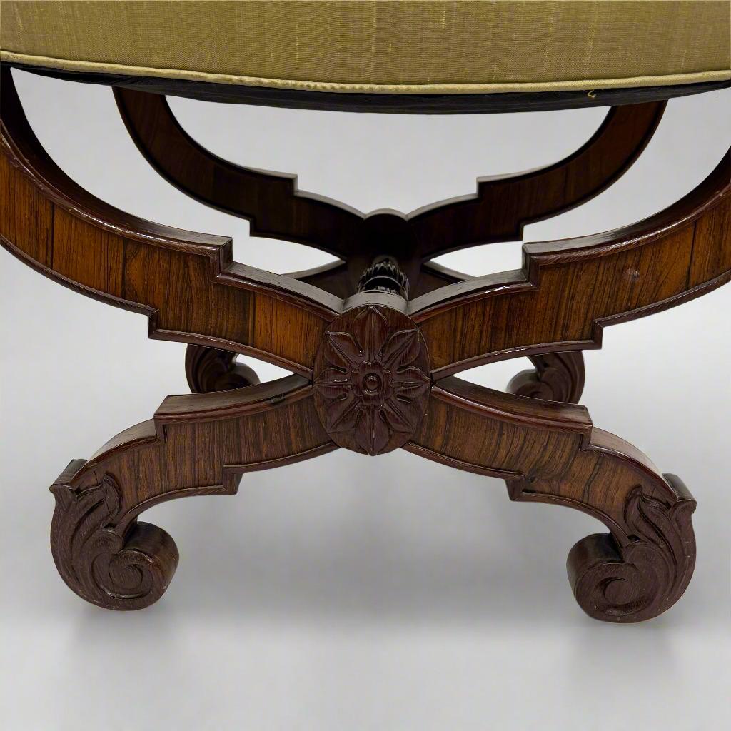 Austrian Fine single Neoclassical Stool For Sale