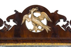 Fine Small Federal Mirror with Gilded Phoenix Bird, circa 1790