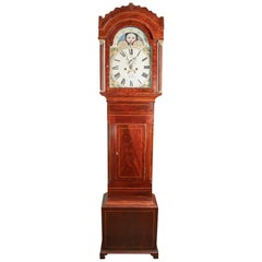 Fine Small Mahogany Moon Phase Clock by Fear of Bristol, circa 1830