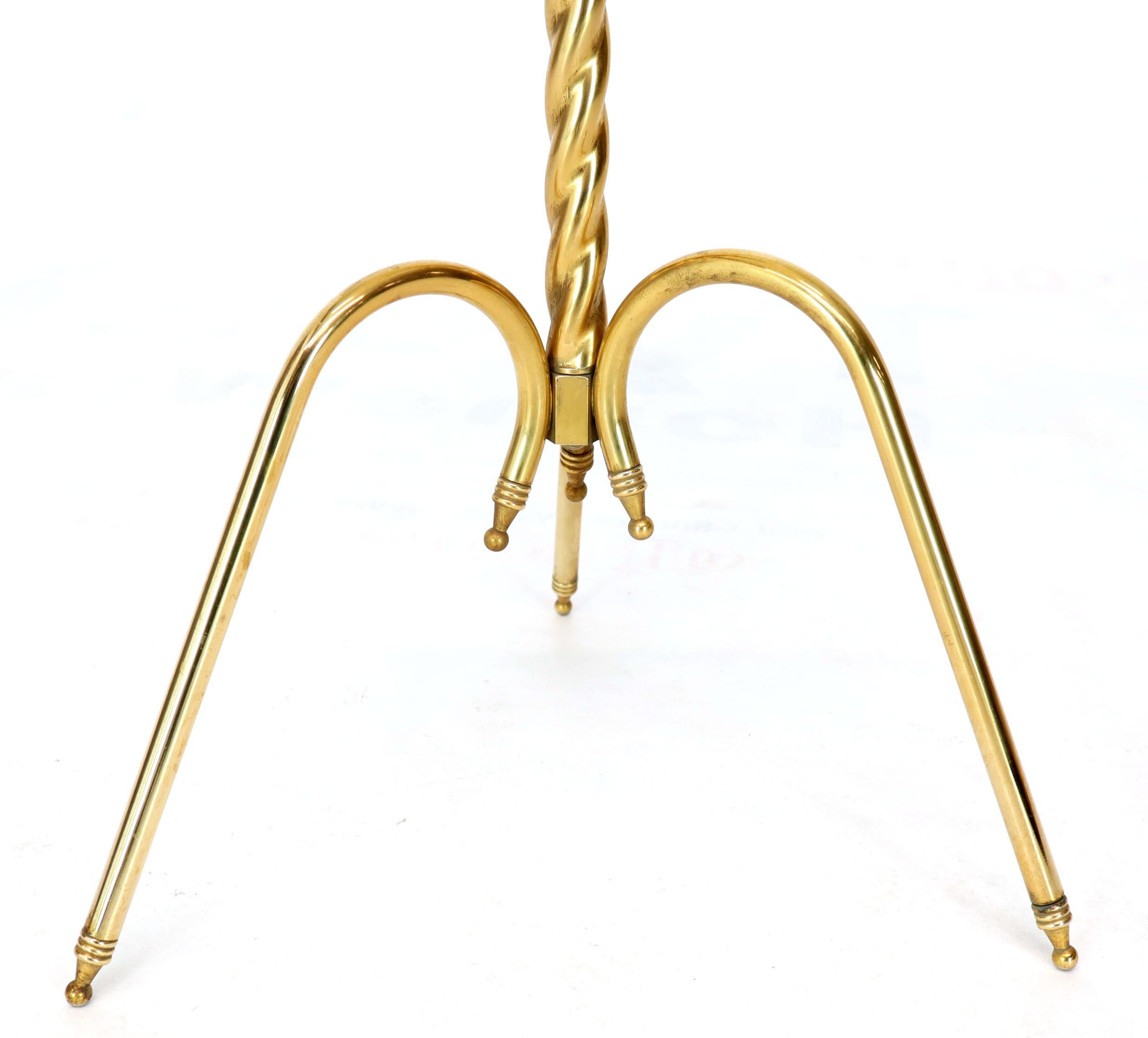 Fine Solid Brass Profile with Onyx Top Side End Serving Accent Table, Italy 2