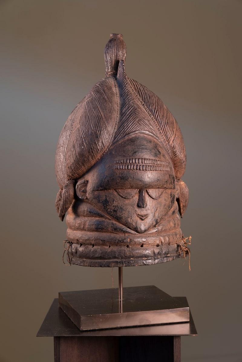 Maschera fine 'Sowei'. Mende, Sierra Leone in vendita 2