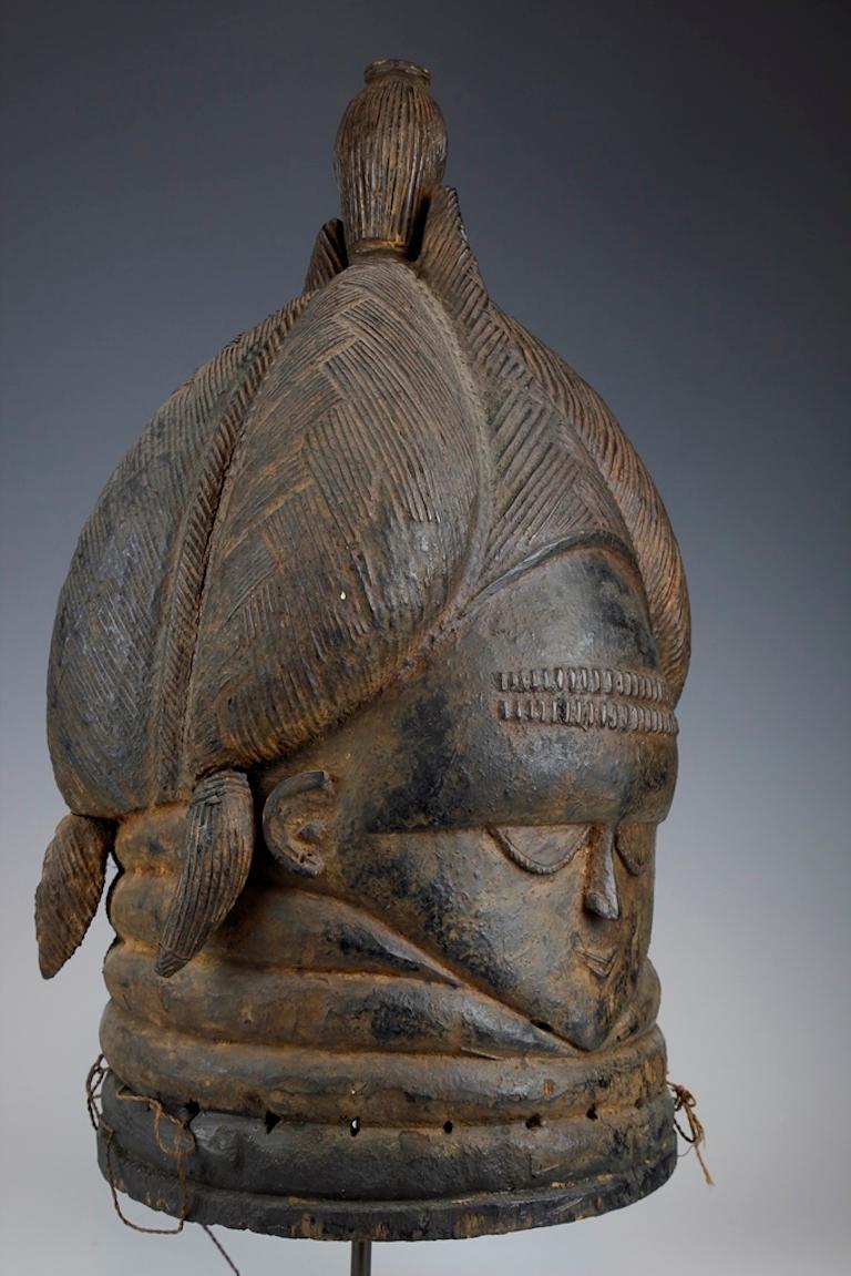 Sierraleonese Maschera fine 'Sowei'. Mende, Sierra Leone in vendita