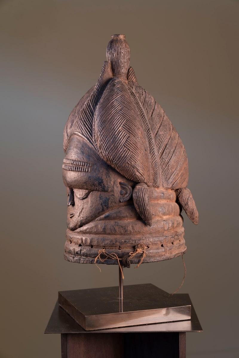 Maschera fine 'Sowei'. Mende, Sierra Leone in vendita 1
