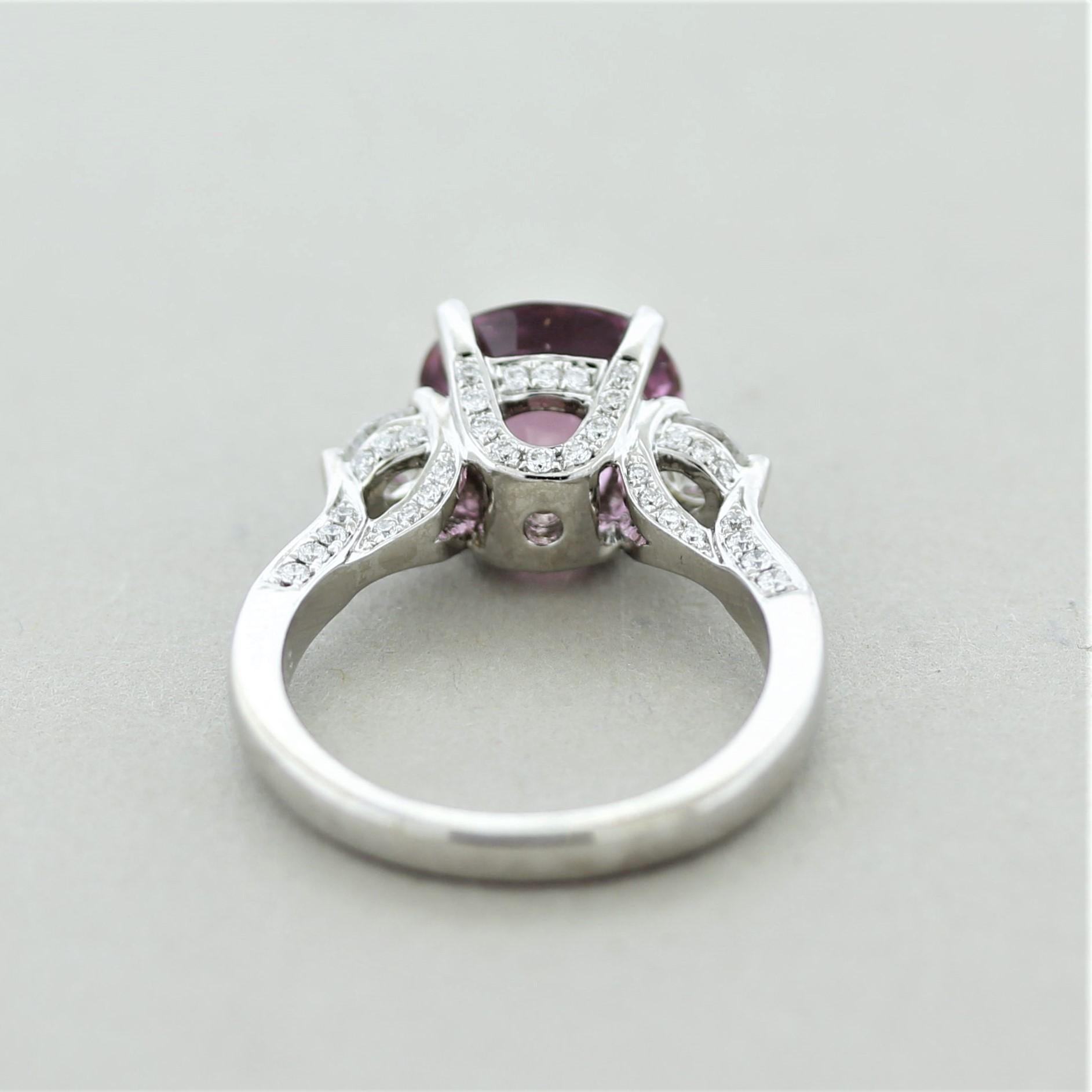 Fine Spinel Diamond Gold Ring For Sale 1
