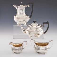 Servizio da tè in argento Chester 1910