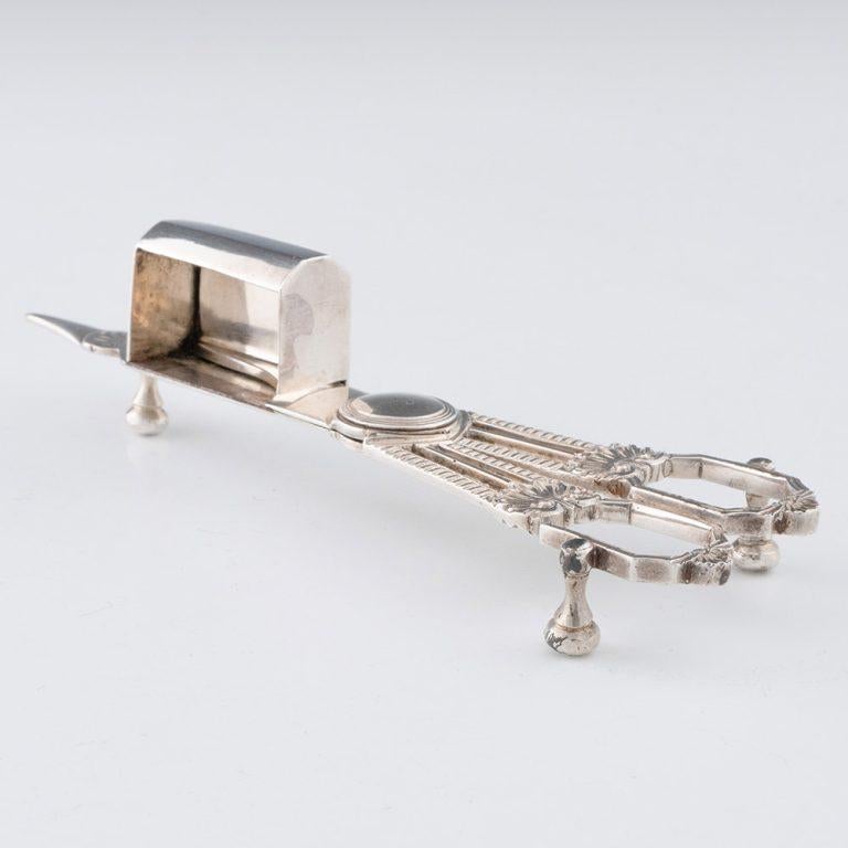 Trimmer a stoppino in argento 925 Londra 1789 in vendita 1