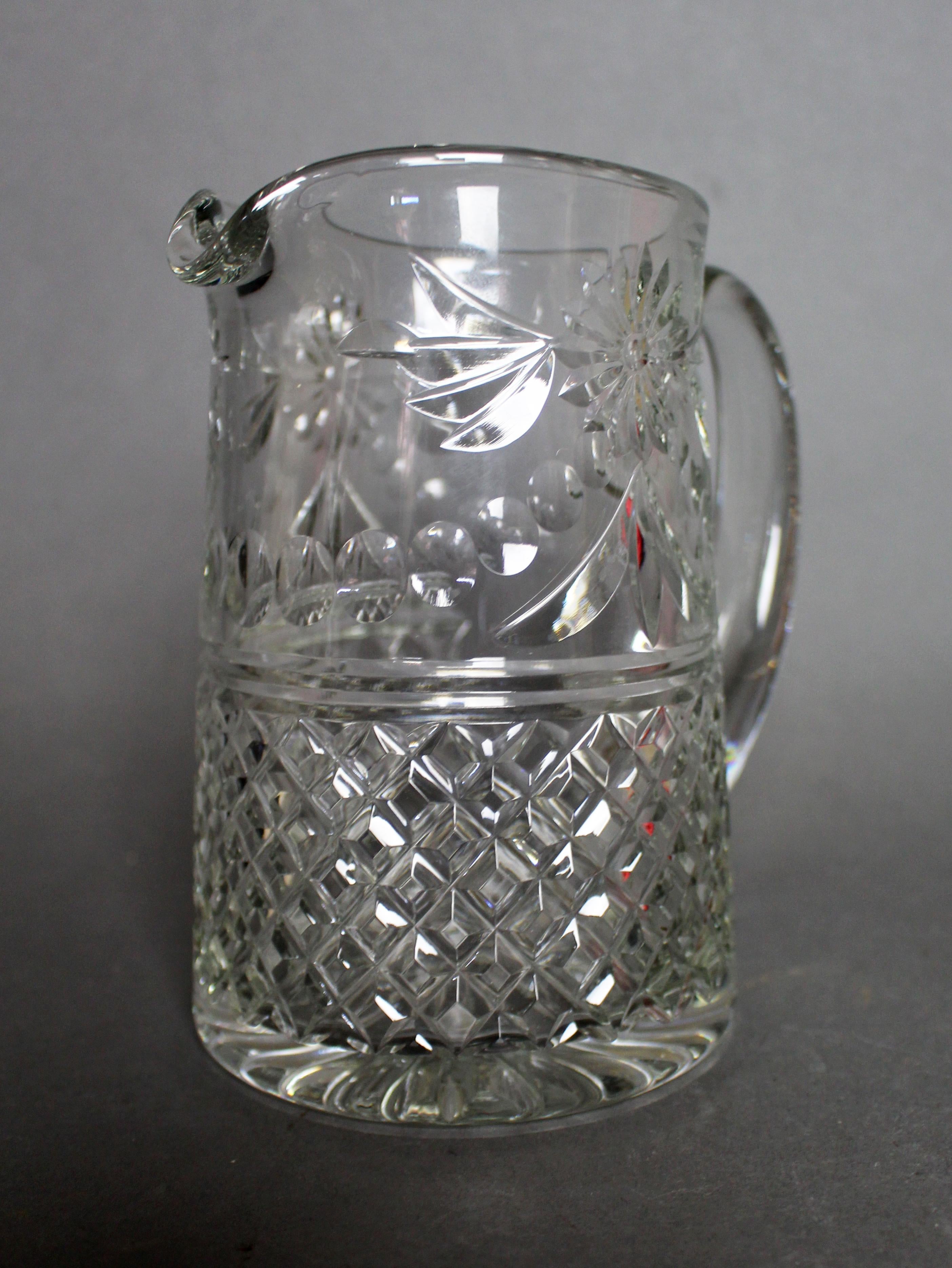 cut glass jug
