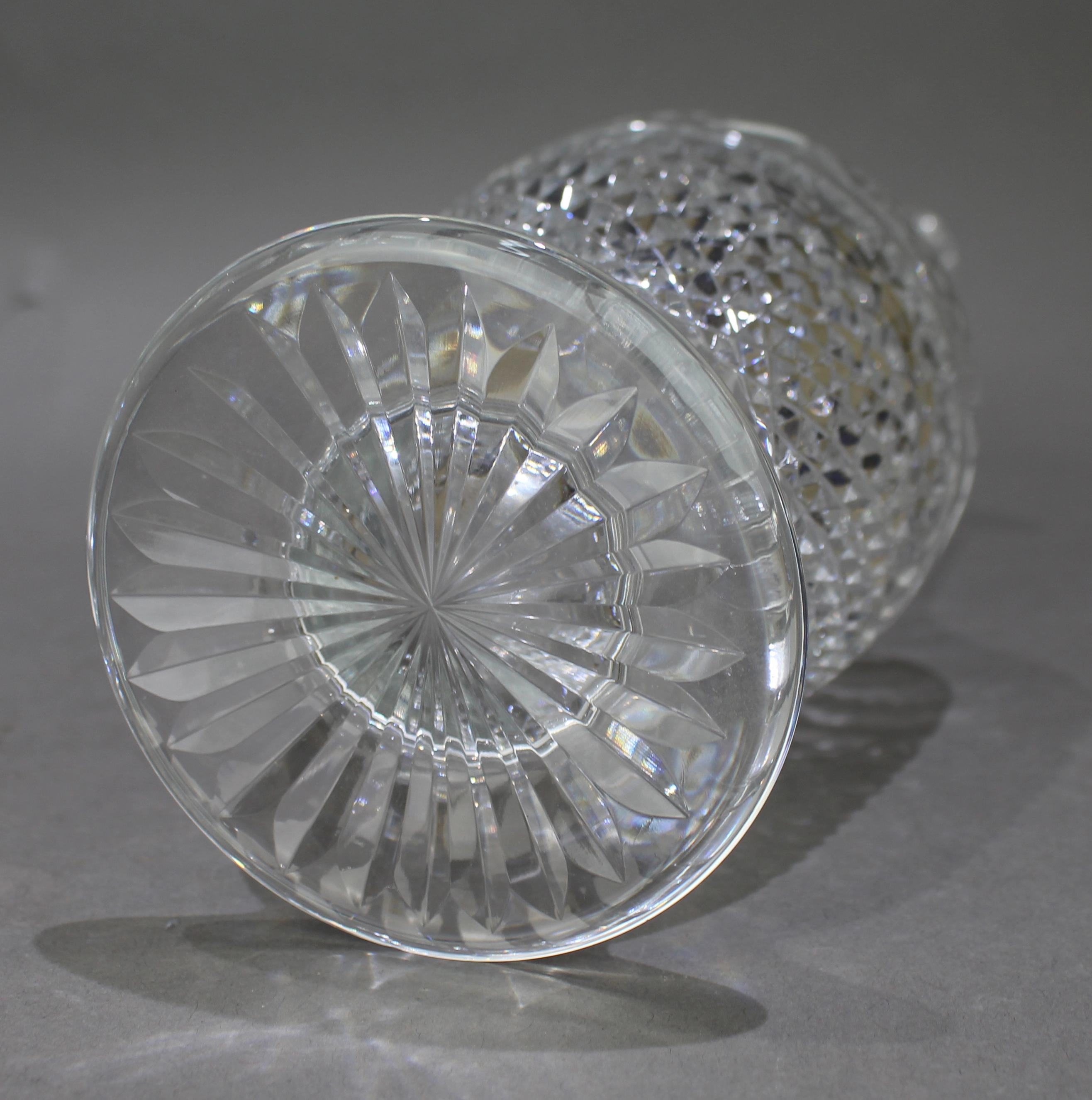 Feiner Stuart Kristall Beaconsfield geschliffenes Glas Claret Krug im Angebot 6