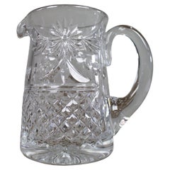 Feiner Stuart-Kristall Beaconsfield-Muster Krug aus geschliffenem Glas