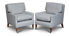 Fine Suite of Restored Howard & Son's Berners Street Sofa and Pair of Armchairs