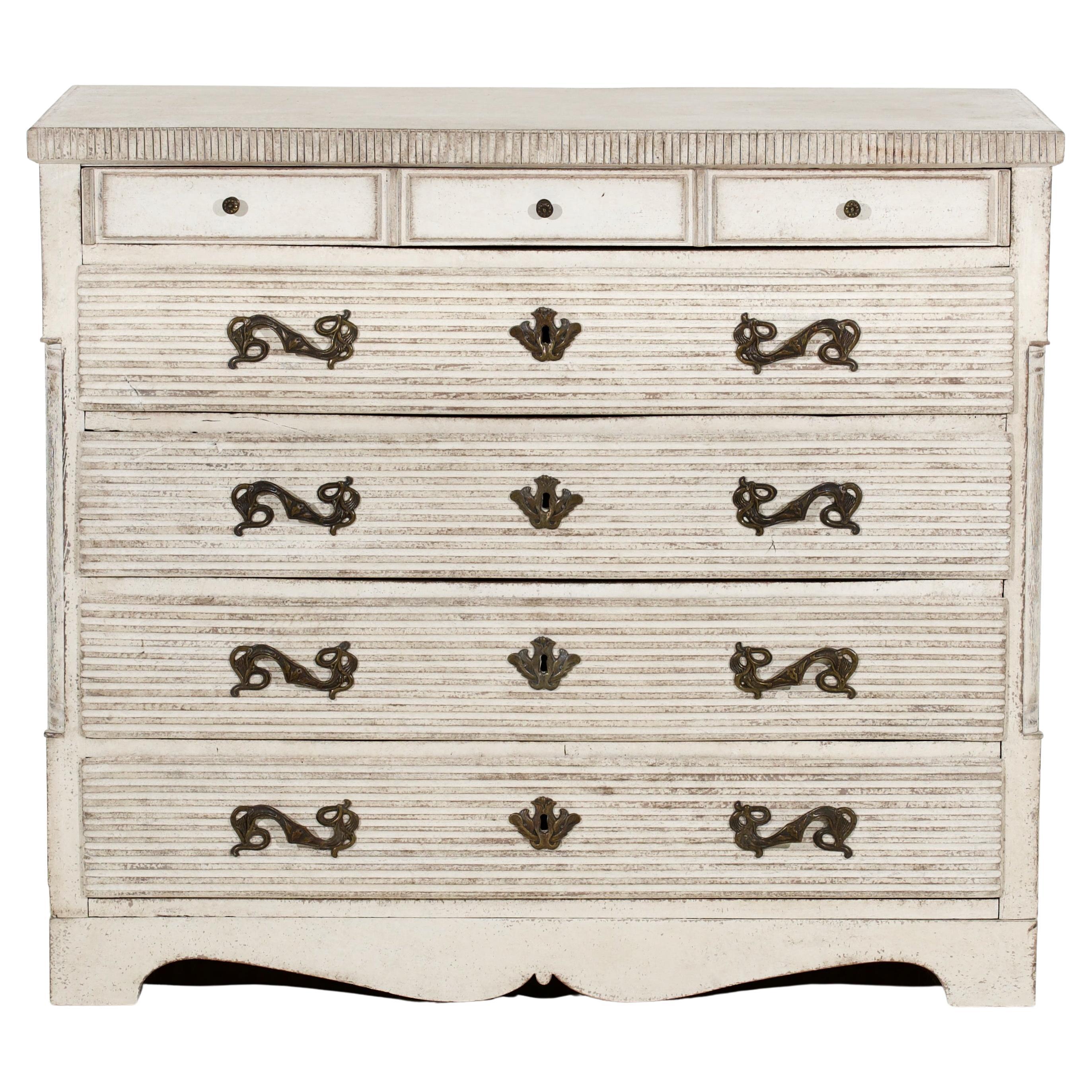 Raffinata cassettiera svedese, 1790 circa