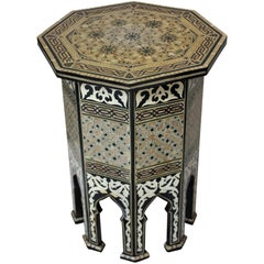 Fine Syrian Inlaid Table