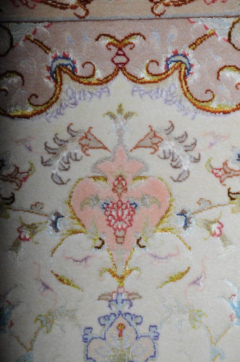 Sconosciuto Lana fine Tabriz Cork con seta, 1980 circa in vendita