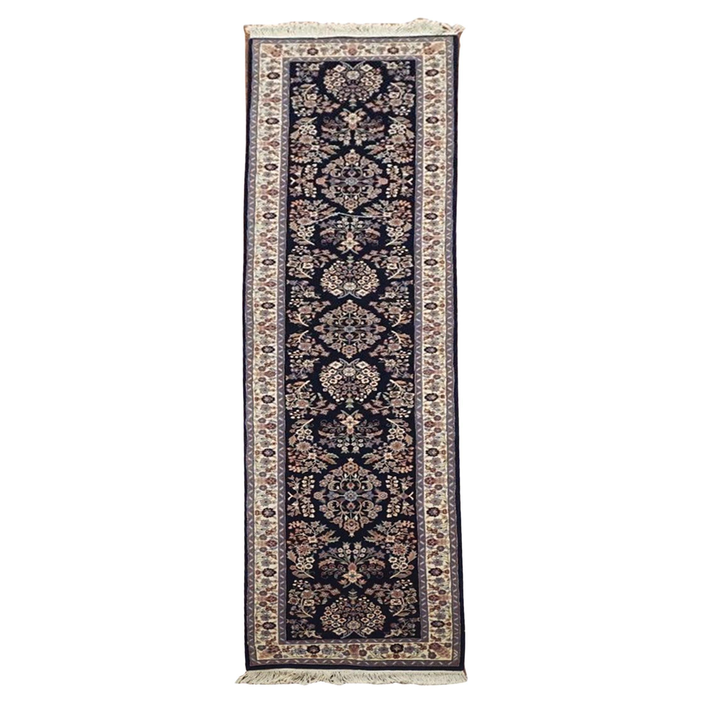 Fine Tabriz Runner, circa 2000 For Sale