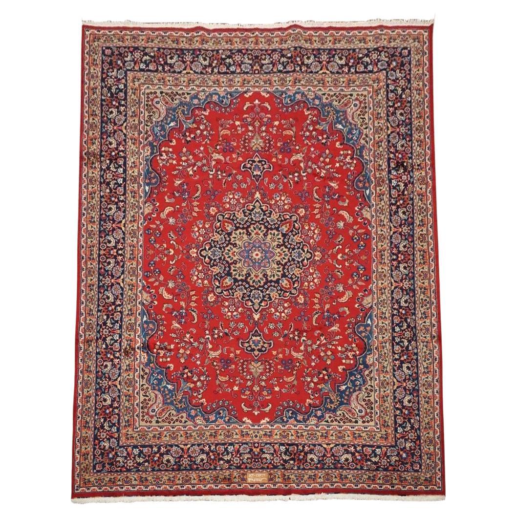 Fine Tabriz Signed Rug, circa 1960