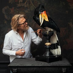 Fine Taxidermy Rhinocerus Hornbill by Sinke & Van Tongeren