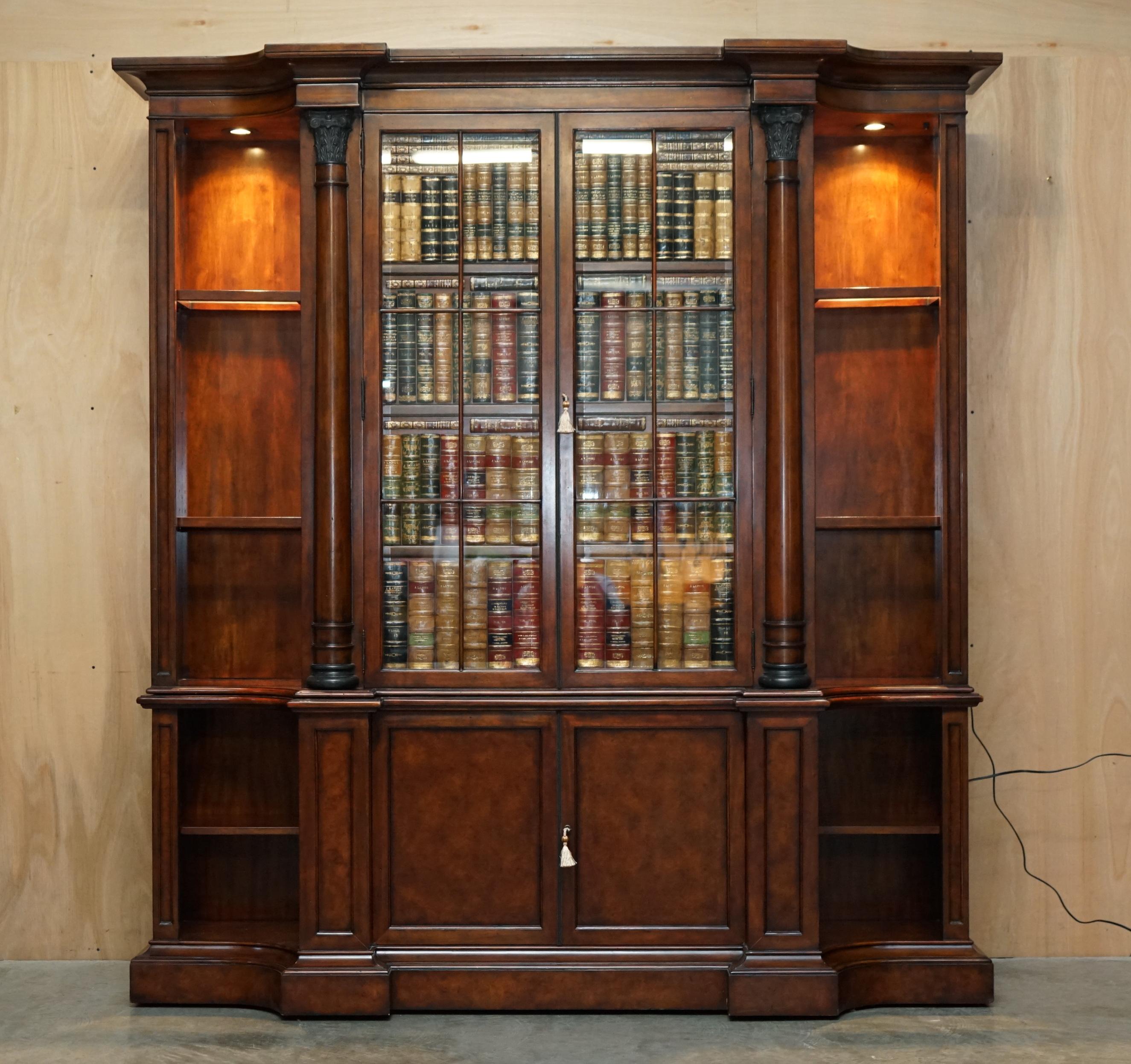 Royal House Antiques

Royal House Antiques is delighted to offer for sale this very rare, now discontinued, RRP £20,000 Theodore Alexander Faux book fronted library bookcase with spot lights in Laurel Burl

Please note the delivery fee listed is
