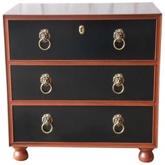 Fine Three-Drawer Chest or Nightstand by Baker Furniture
