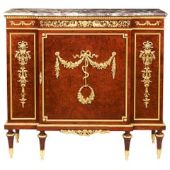 Fine Thuya Side Cabinet by François Linke in the Louis XVI Manner