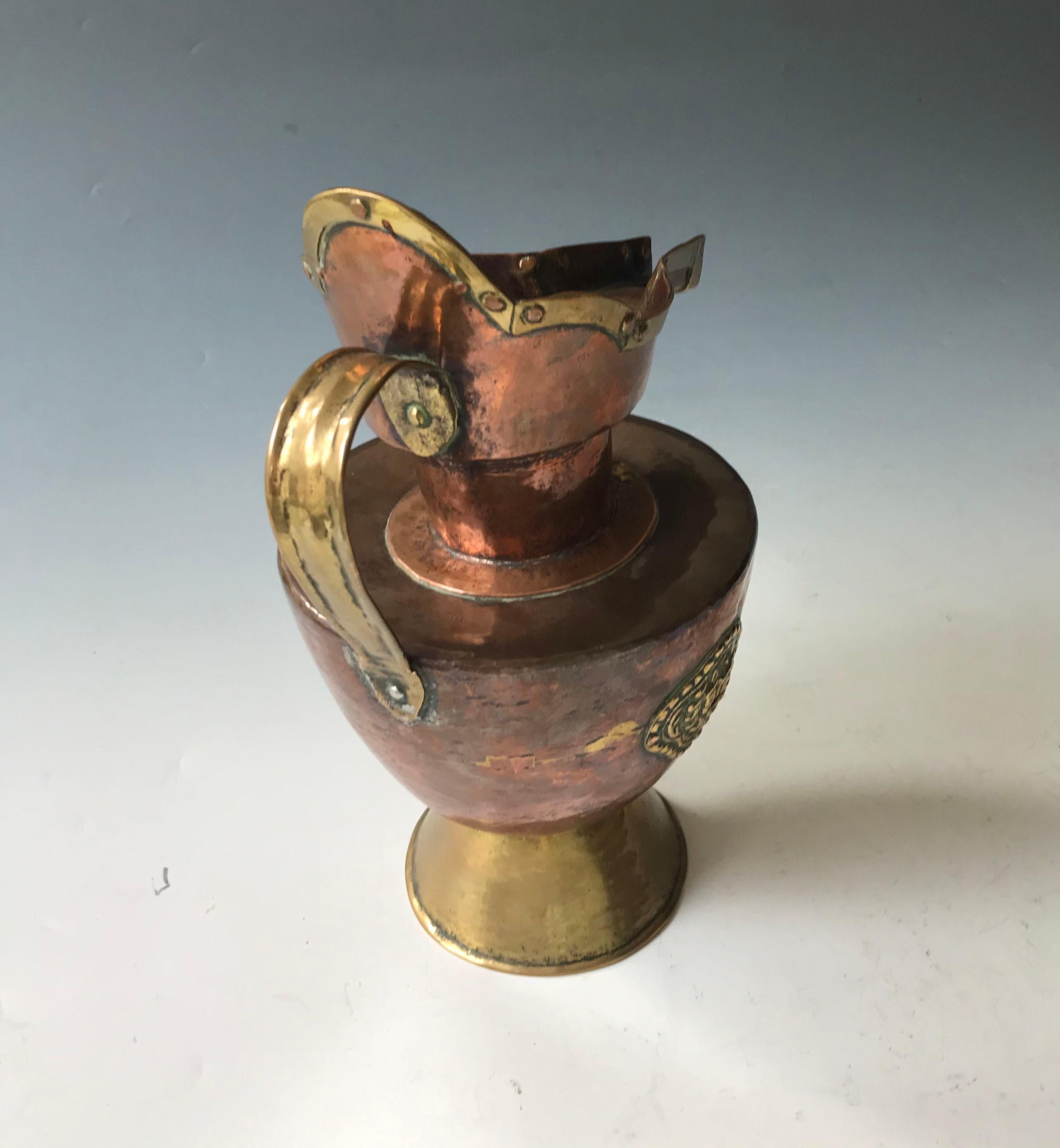 Fine Tibetan Monks Cap Ewer Asian Antiques In Good Condition In London, GB