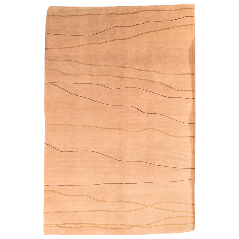 Fine Tibetan Rug, Hand Knotted For Sale at 1stDibs