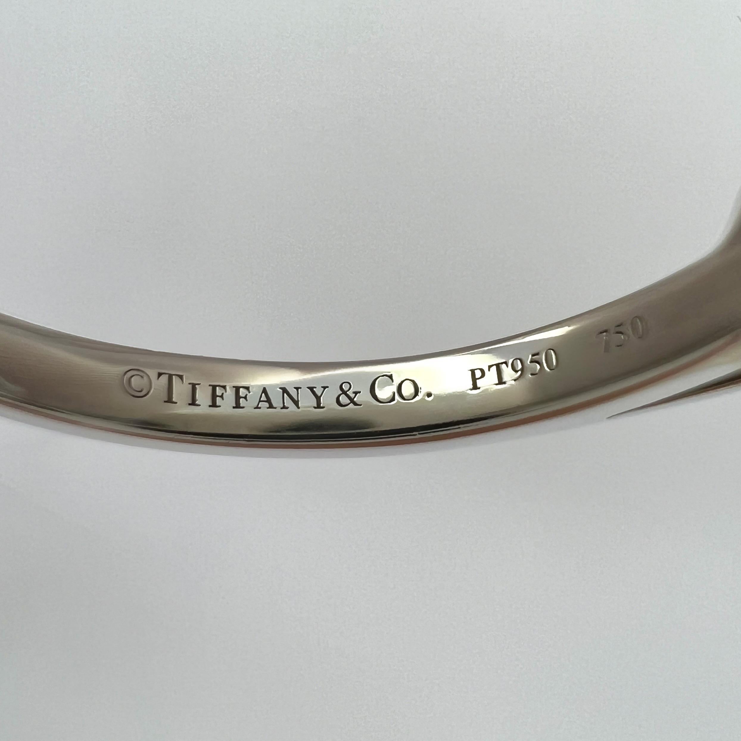 Tiffany & Co. Bague grappe de papillons en or 18 carats et platine avec diamant jaune fantaisie 5
