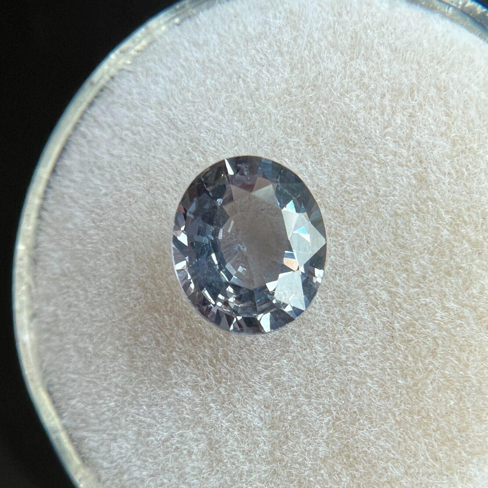 Feiner 'Titan' Spinell 1,63ct Lila Blau Oval Schliff Lose Seltener Edelstein für Damen oder Herren