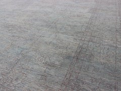 Fine Transitional Rug in Light Blue By Keivan Woven Arts 10'3 x 13'9