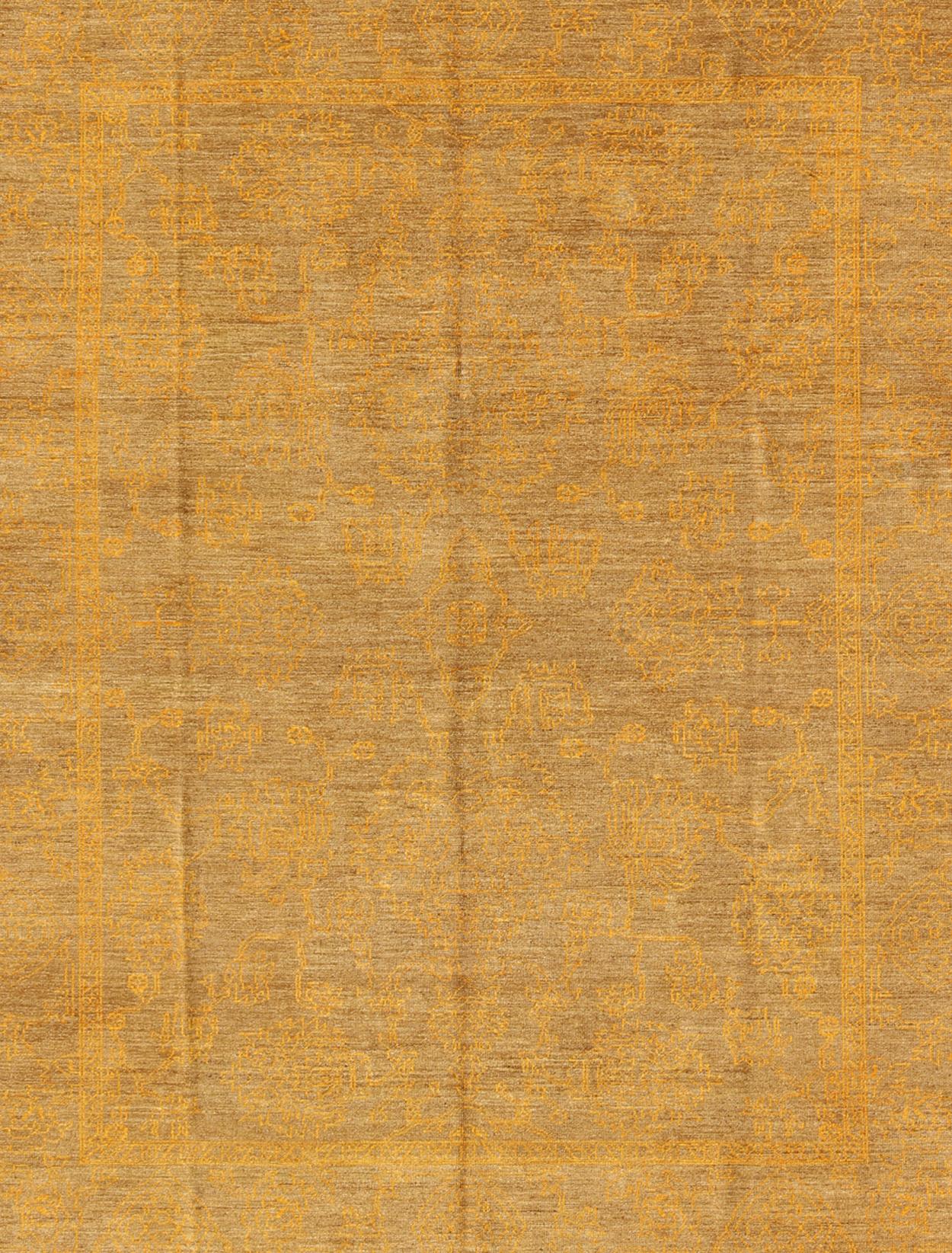 Feiner Übergangsteppich von Keivan Woven Arts mit stilisierten geometrischen Motiven (Türkisch) im Angebot