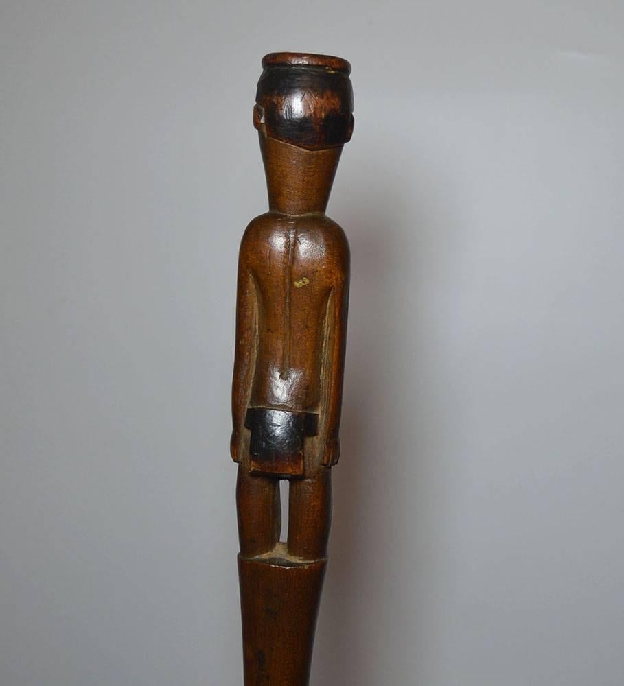 South African Fine Tsonga Figurative Staff, South Africa